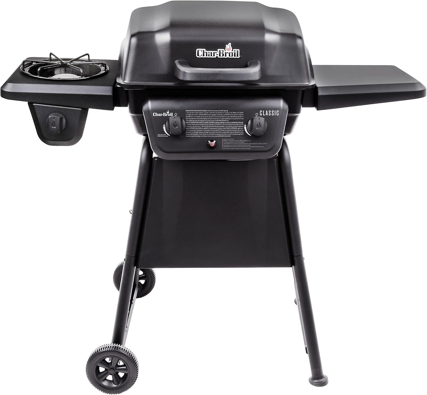 Char-Broil Classic 280 2-Burner Liquid Propane Gas Grill with Side Burner: Home Improvement