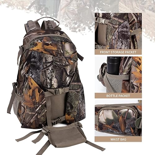 BLISSWILL Hunting Backpack Outdoor Gear Hunting Daypack for Rifle