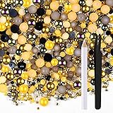 ASTARON 50g Mix Flatback Rhinestones Half Pearls