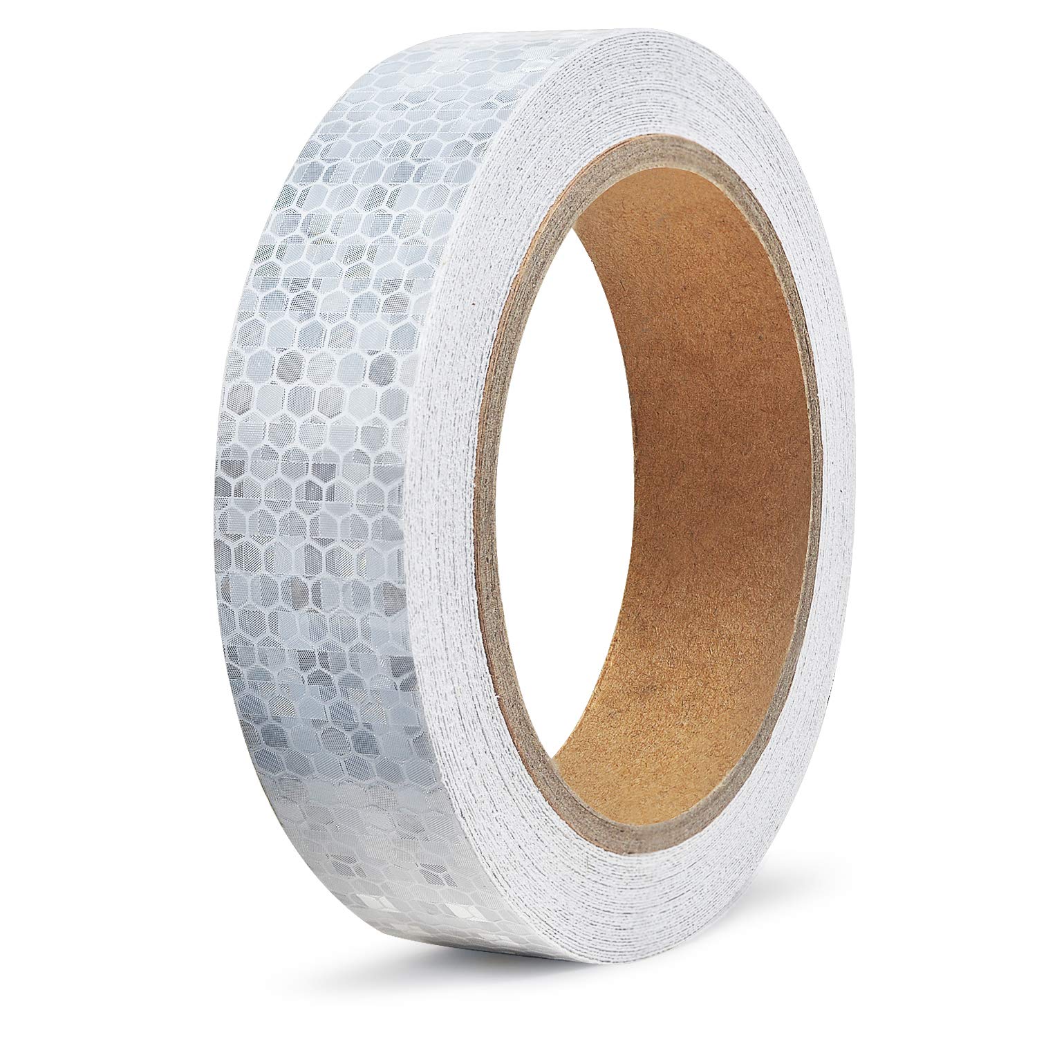 Safety Reflective Warning Tape, 10M Reflective Warning lighting Sticker Adhesive Tape Roll Strip, White colors for Bicycle Motorcycle Decoration