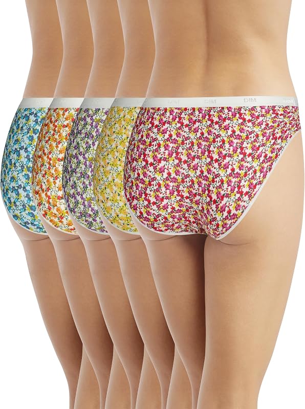 Culotte Femme Les Pockets Coton x5 | Lot de Slips Multicolores | Confort Coton & Élasthanne | Ceinture Douce | Style Quotidien