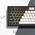 Womier Keycaps 60 65 75 100 Percent Cherry Profile, Shine Through Keycaps, Custom PBT Doubleshot Keyboard Keys Set, Universal Compatiability for Cherry Gateron MX Switches Keyboard