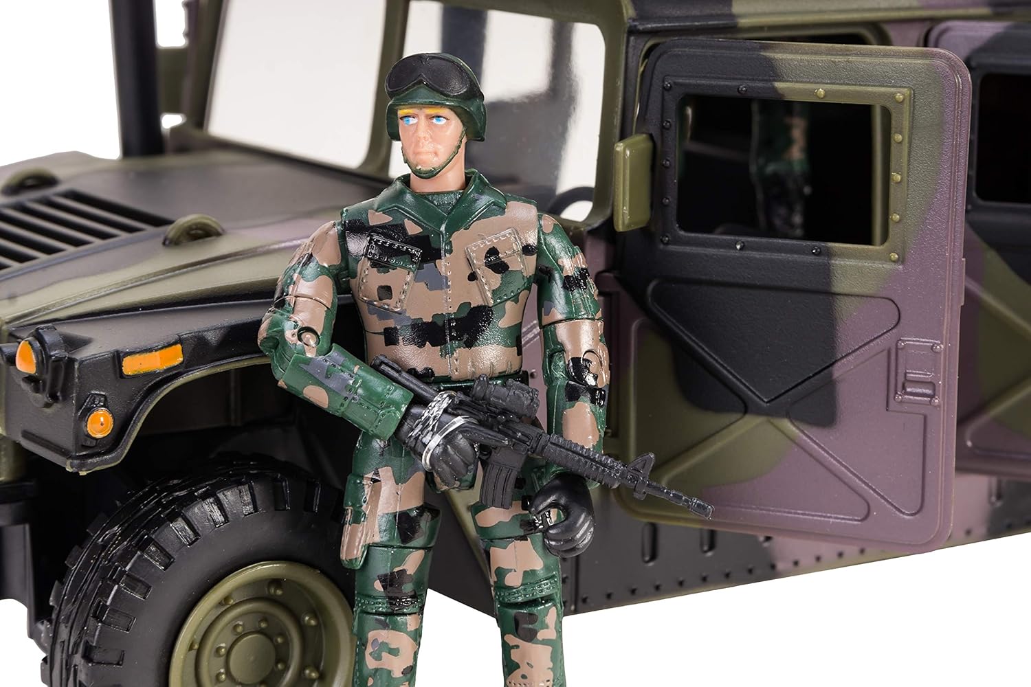 9 5cm Alto Combate Soldados Del Ejercito Con Mas De 8 Accesorios World Peacekeepers Hombres Figuras De Accion Con Humvee De Automoviles 1 18 Escala Destinado A Ninos Y Adultos Coches Y Figuras Juguetes