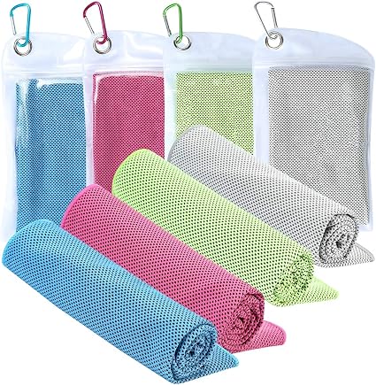 Super Cooling Towel Bandana Headband Chilly Pad Water Cool Head Neck Heat New ! (7795735130445)