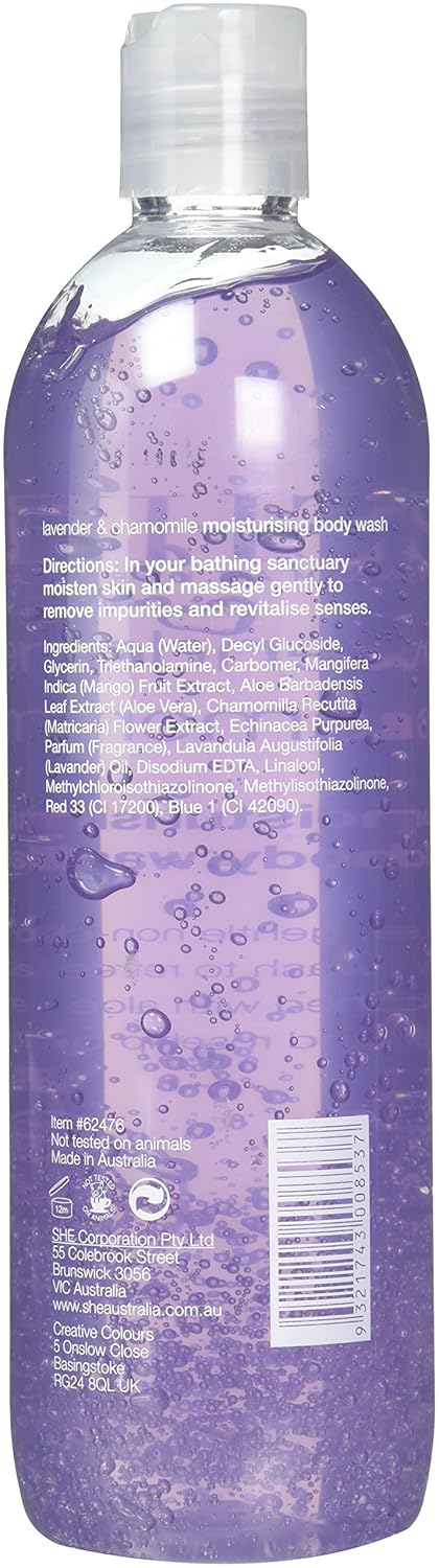 om SHE Aromatherapy Moisturizing Rosehip Oil Body Wash Ocean Mist : Beauty