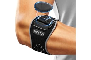 FREETOO Tennis Elbow Brace for Men Women for Tendonitis, Tennis Elbow Strap with Gel Pad, Golfers Elbow Brace for Men for Tennis & Golfers Elbow,Lateral Medial Epicondylitis. Fits Forearm 7.1''-11''