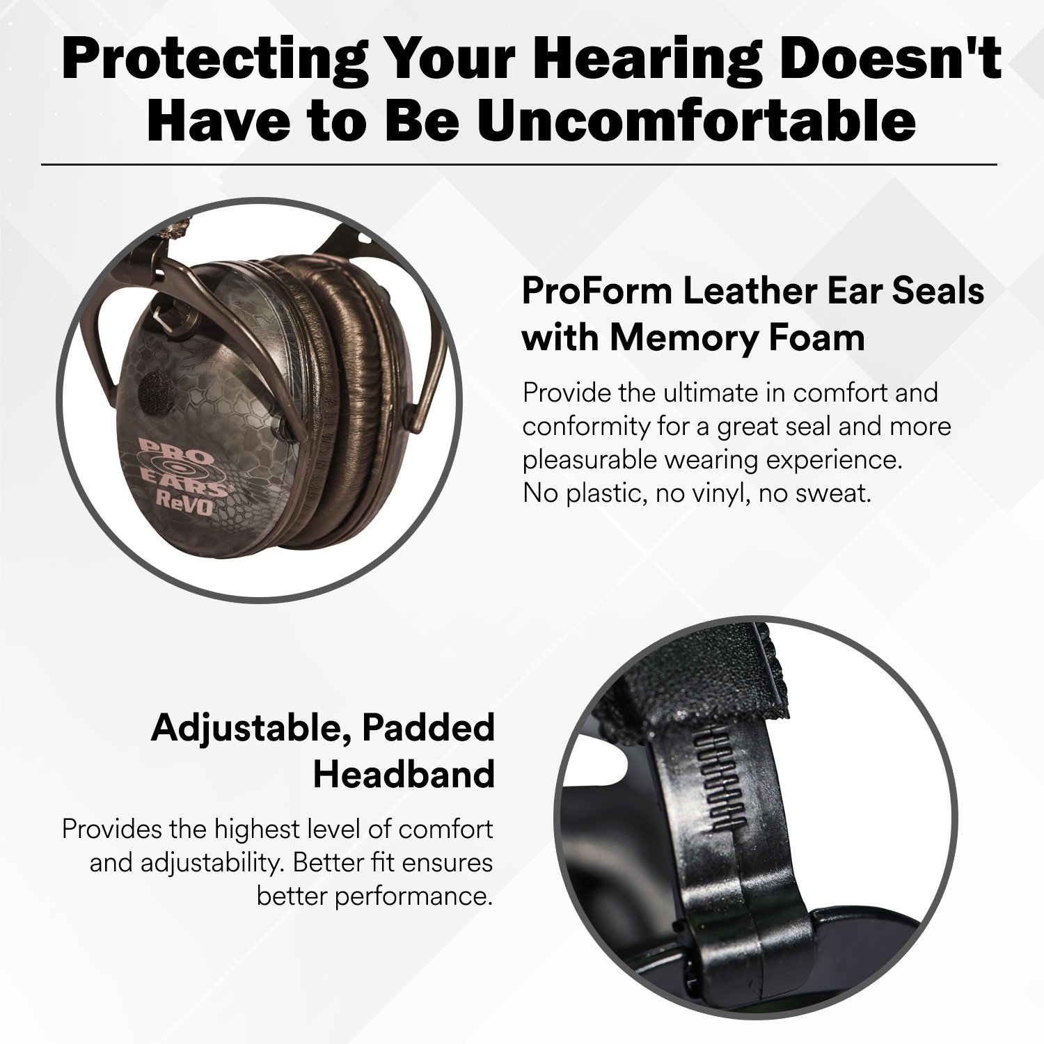 Pro Ears ReVO Electronic Ear Muffs Pro Health Link Health and Fitness