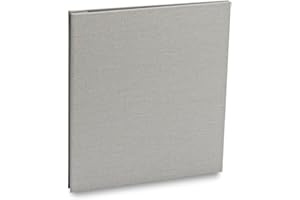 Pina Zangaro Bex Gray Screwpost Binder, 8.5x11 Portrait Orientation (34451)