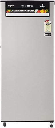 Whirlpool 200 L 3 Star Direct Cool Single Door Refrigerator(215 VITAMAGIC PRO PRM 3S, Alpha Steel)