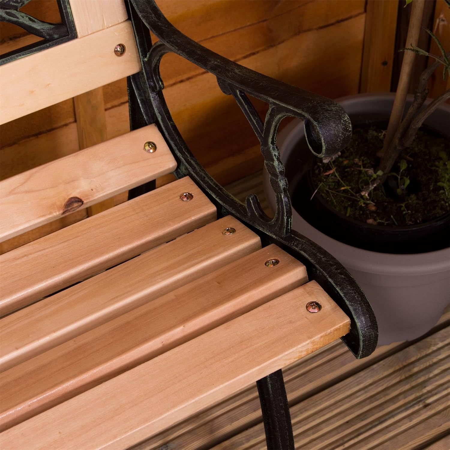 Home Discount Garden Vida Garden Bench - Image 3