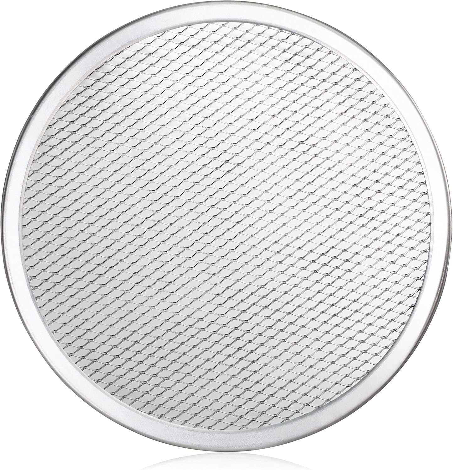 New Star Foodservice 50660 Restaurant-Grade Aluminum Pizza Baking Screen, Seamless, 10-Inch