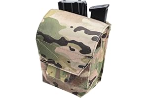 Molle Admin Pouch with Elastic Mag Insert,SABADO Multifunctional GP Pouch Utility Tools Storage,EDC Bag Fit Tactical Vest and Belt