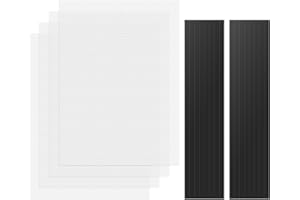 MoKo 400x300mm DIY PC Case Dust Mesh Filter, [4 Pack] PVC Dustproof Magnetic Dust Filter Cover, PC Mesh Grill with Magnetic F