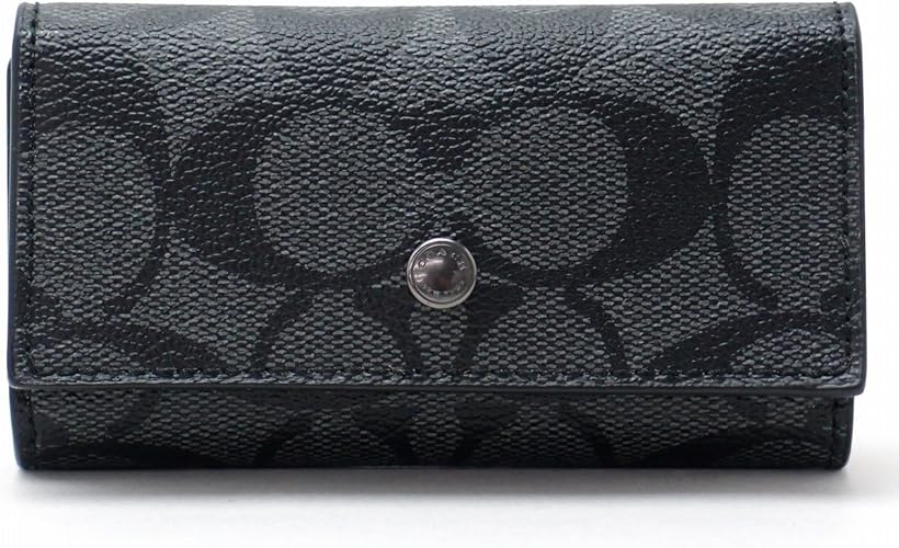 Amazon コーチ Coach メンズ キーケース 5連 キーリング シグネチャー cqbk アウトレット品 並行輸入品 キーケース