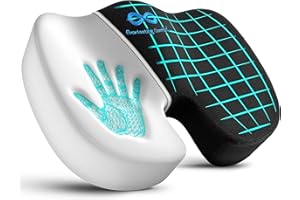 Everlasting Comfort Seat Cushion for Lower Back Pain Relief - Enhances Posture & Support, Provides All-Day Comfort - Non-Slip