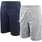 New Balance Boys 2 Pack Moisture-Wicking Mesh Basketball Shorts, Sizes 8-20 | Quick-Dry Finish Keeps Him Cool, Side Pocket Holds a Phone or Snacks, Stay-Put Waistband, Relaxed Athletic Cut