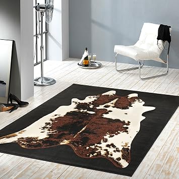 Design Velours Teppich Kuhfell Optik 101579 Amazon De Kuche