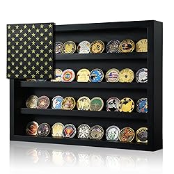 TJWZXX Challenge Coin Holder Display Case Wall