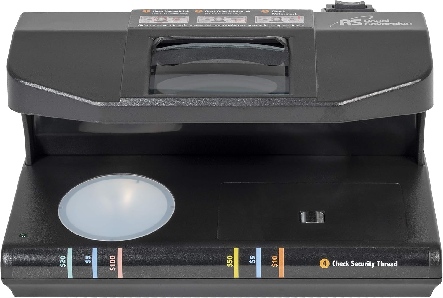 Royal Sovereign Four-Way Countertop Counterfeit Detector (RCD-3000) : Office Products