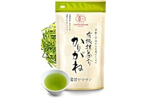 YAMASAN KYOTO UJI chaganju Organic Green Tea, Kukicha Twig tea with Matcha Green Tea Powder, Japanese Tea -KARIGANE- 100g Bag【YAMASAN】