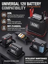 MOTOPOWER MP00205A 12V 800mA Battery Charger Maintainer UK Plug view 4