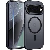 FNTCASE for Google Pixel 11 Pro Case / Pixel 11 Case, Fit for Magsafe | Screen Protector, Translucent Matte, Military Grade Drop Proof, Shockproof Protection Bumper, Protective Magnetic Phone Cover