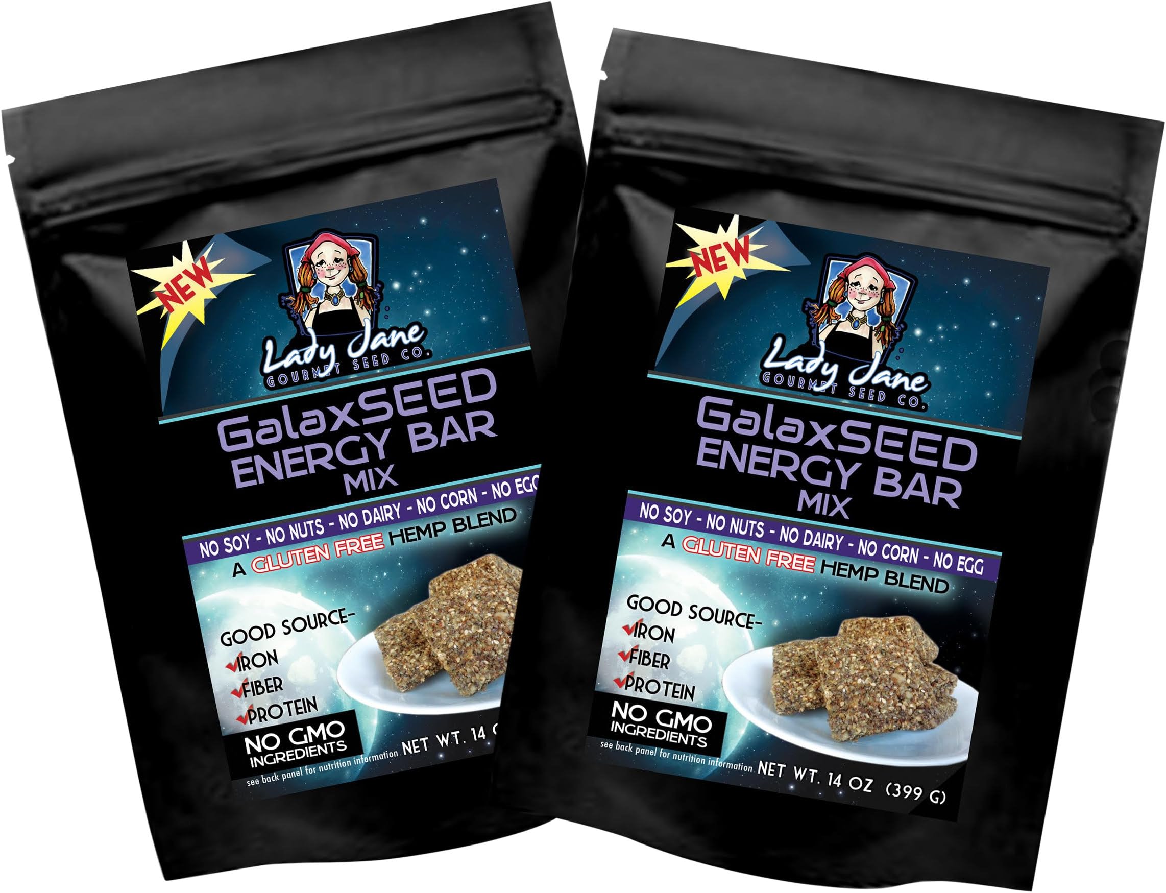 Lady Jane Gourmet Seed Co GalaxSEED Energy Bar Mix, 2 count