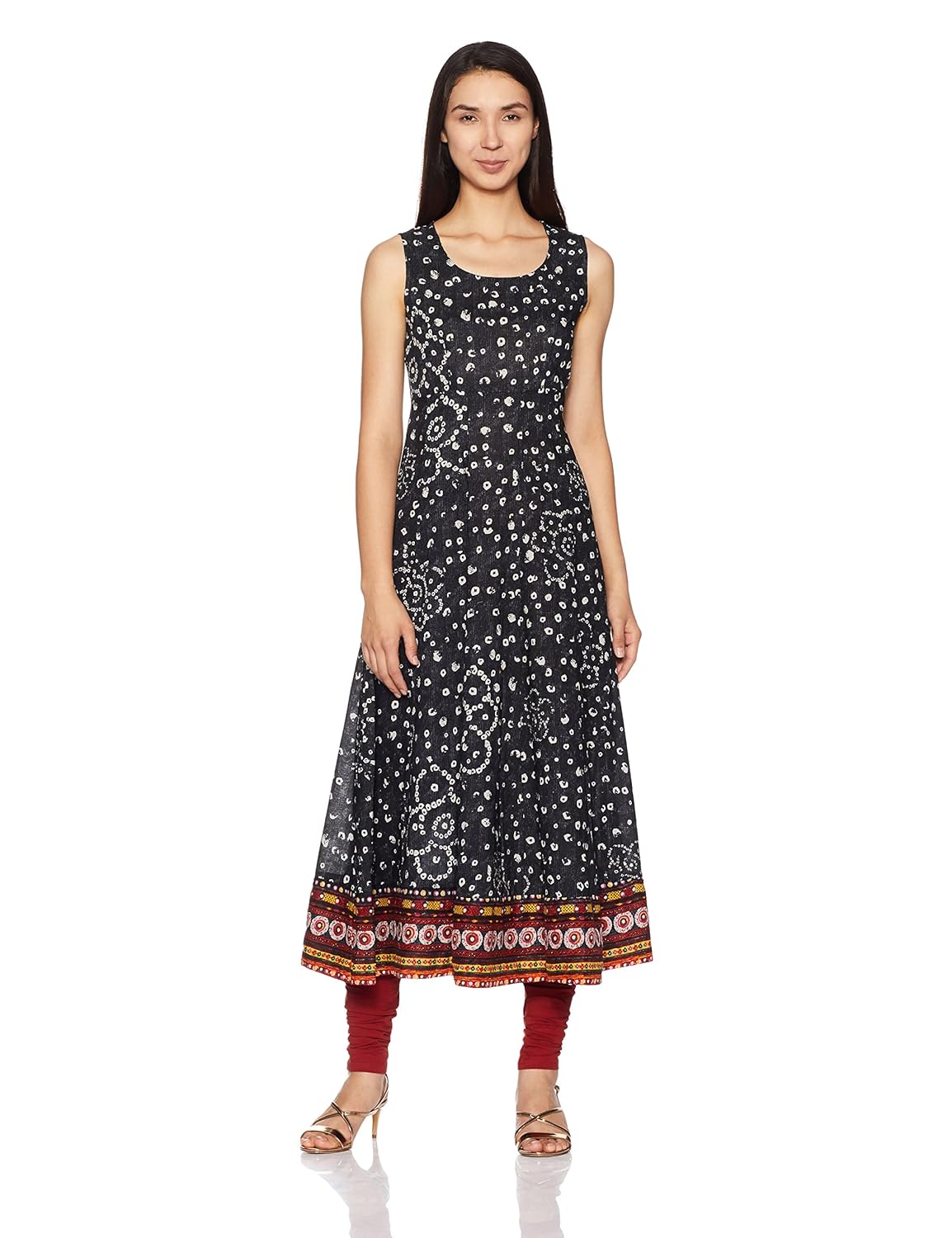 biba women's straight salwar suit