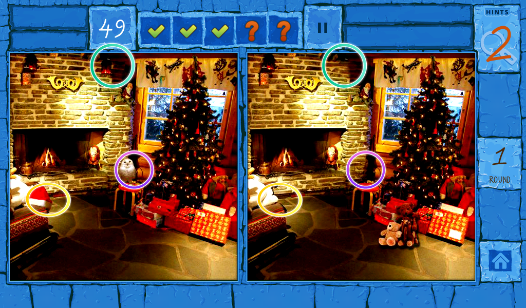 Find the Difference Holiday Edition (Kindle Fire Edition