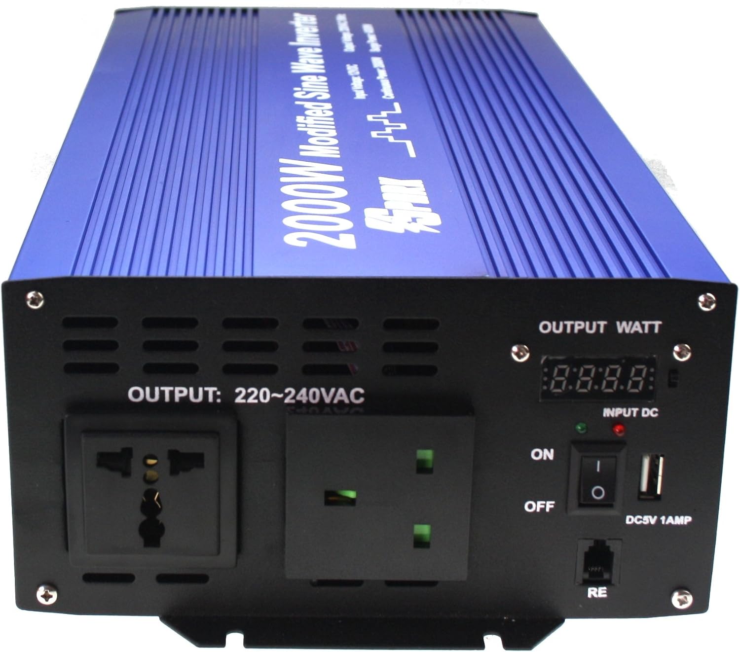 Spark 2000 watt Modified sine wave power inverter 12v 4000W peak microwave kettle - Image 3