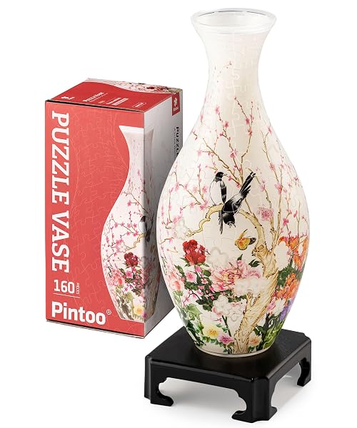 PINTOO 3D PUZZLE VASE UNIQUE FLOWER VASE MADE...