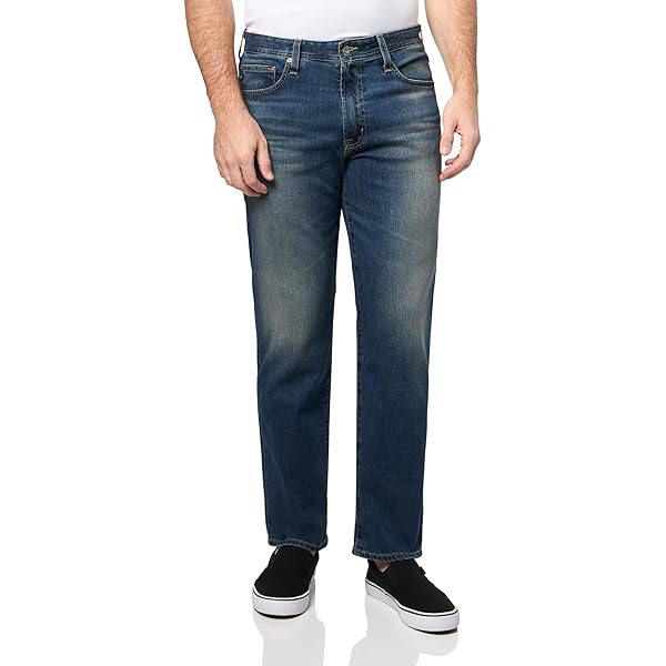 Saint Laurent Jean bleu délavé à jambe droite