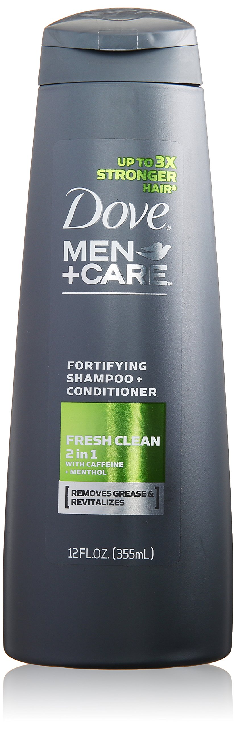 Dove Men + Care 2 in 1 Shampoo & Conditioner, Fresh Clean 12 oz (Pack