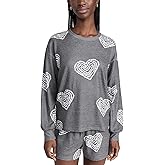 PJ Salvage Womens Loungewear Bless Your Heart Long Sleeve Top
