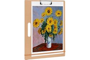 TX liteart Drawing Board - 14" x 17.8" Sketch Board with Handle for Drafting Art - Portable Clipboard for Class or Studio Fit in Artists Tote