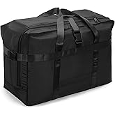 LGAG 80L Foldable Travel Duffle Bag for Men and Women - Large Collapsible Duffel Bag - Waterproof Overnight Weekender Bag for Travel, Moving