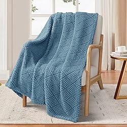 Whale Flotilla Fuzzy Fleece Throw Blanket for