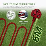 NETTA 600W Corded Hedge Trimmer with 55cm Diamond Blade 16mm Opening view 4