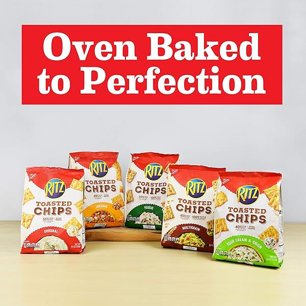 RITZ TOASTED CHIPS ORIGINAL CRACKERS, PARTY SNACKS, 8.1 OZ