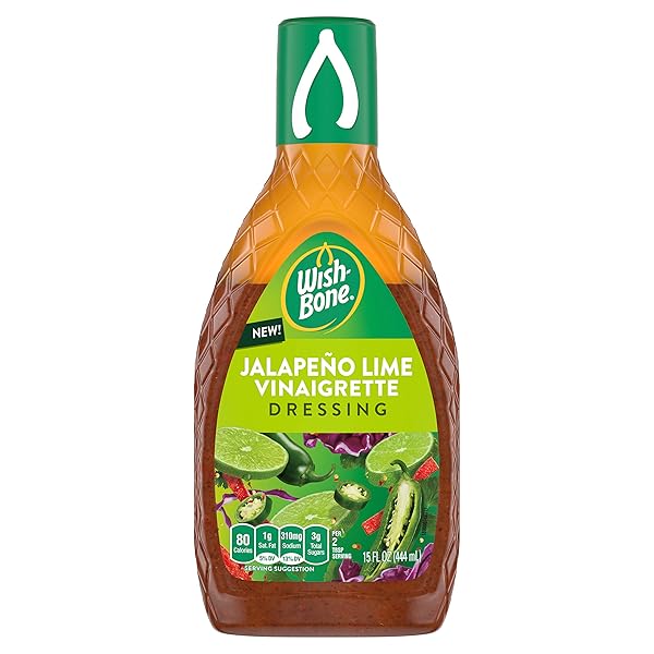 WISH-BONE JALAPENO LIME VINAIGRETTE, 15 OZ