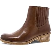 Dansko Daisie Chelsea Boot for Women - Waterproof Leather and Construction with Rubber Outsole and Leather Stacked Heel for Long-Lasting Style in Any Weather