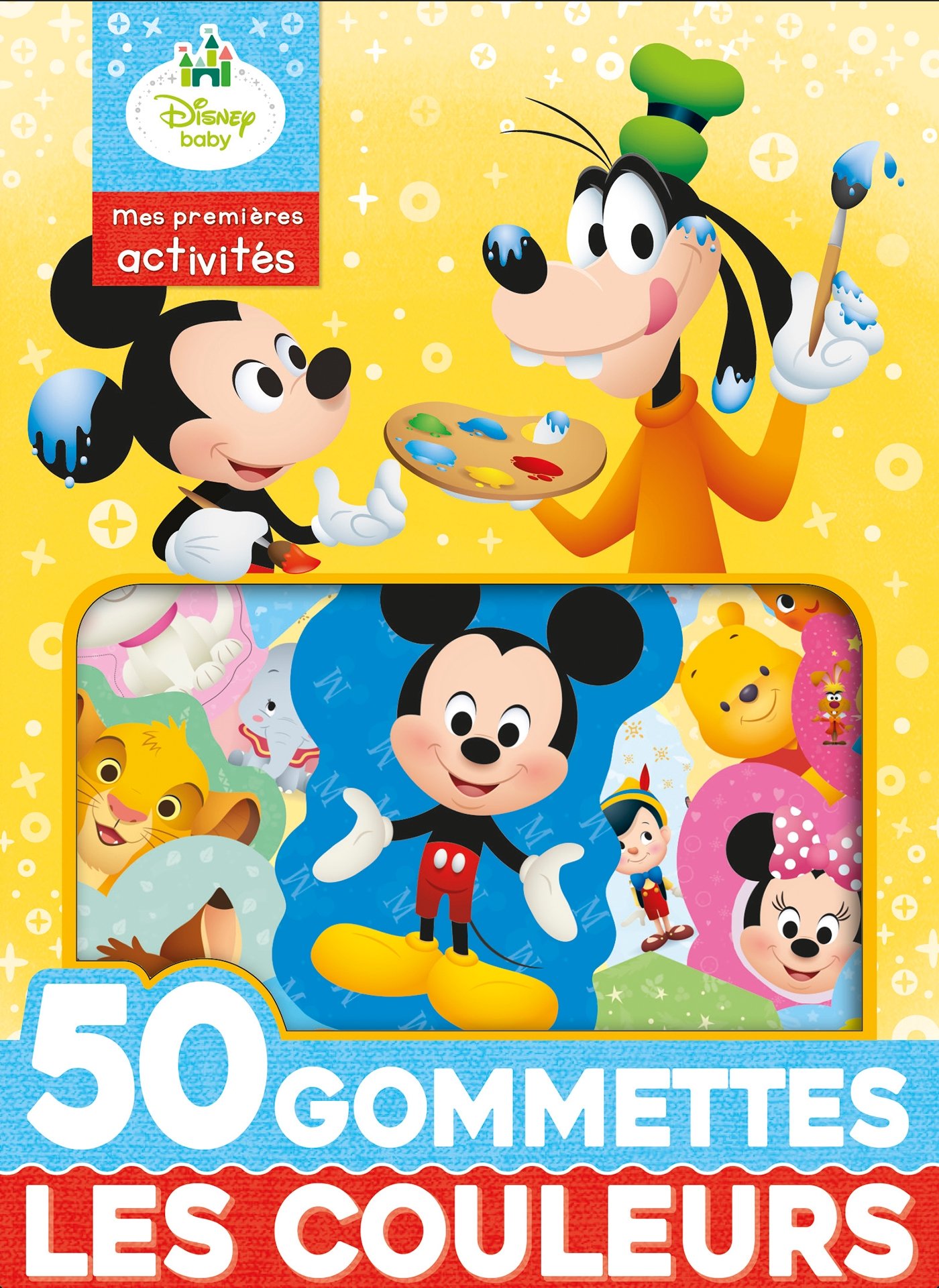 Amazon Fr Disney Baby 50 Grandes Gommettes Les Couleurs Disney Livres