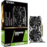 EVGA GeForce GTX 1650 Super SC Ultra Gaming, 4GB GDDR6, Dual Fan, Metal Backplate, 04G-P4-1357-KR