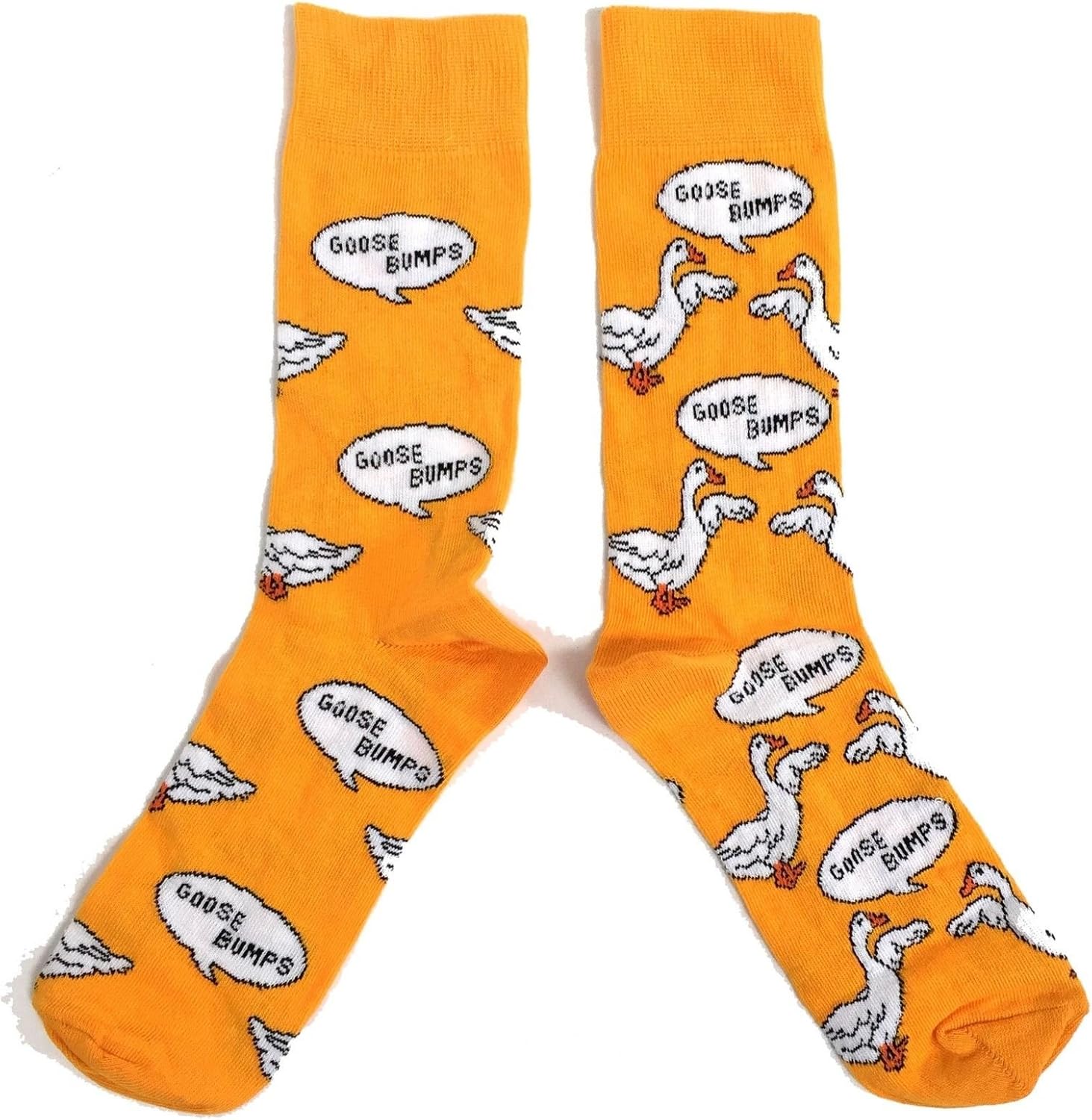 Mens Goose Bumps Geese Speech Bubble Fun Socks UK 611 / Eur 3945