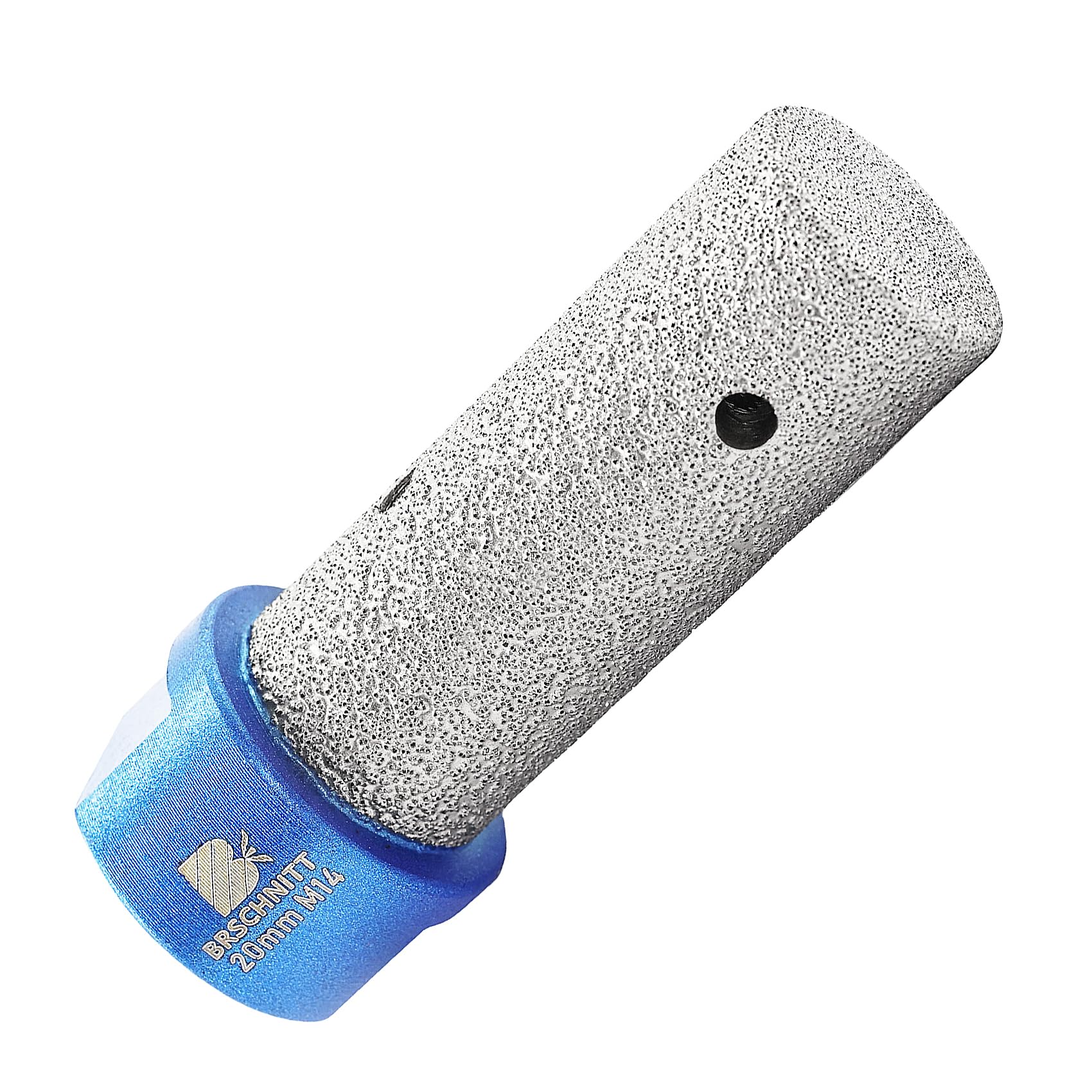 Diamond Finger Milling Bits - BRSCHNITT 20mm Dry Core Drill Bit for Enlarging Shaping Existing Holes of Porcelain,Hard Ceramic,Granite,Marble with M14 Thread