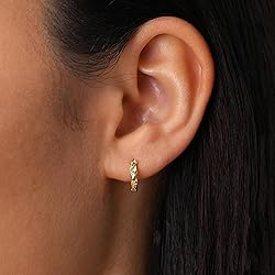 Inerney Gold Huggie Hoop Earrings Set for