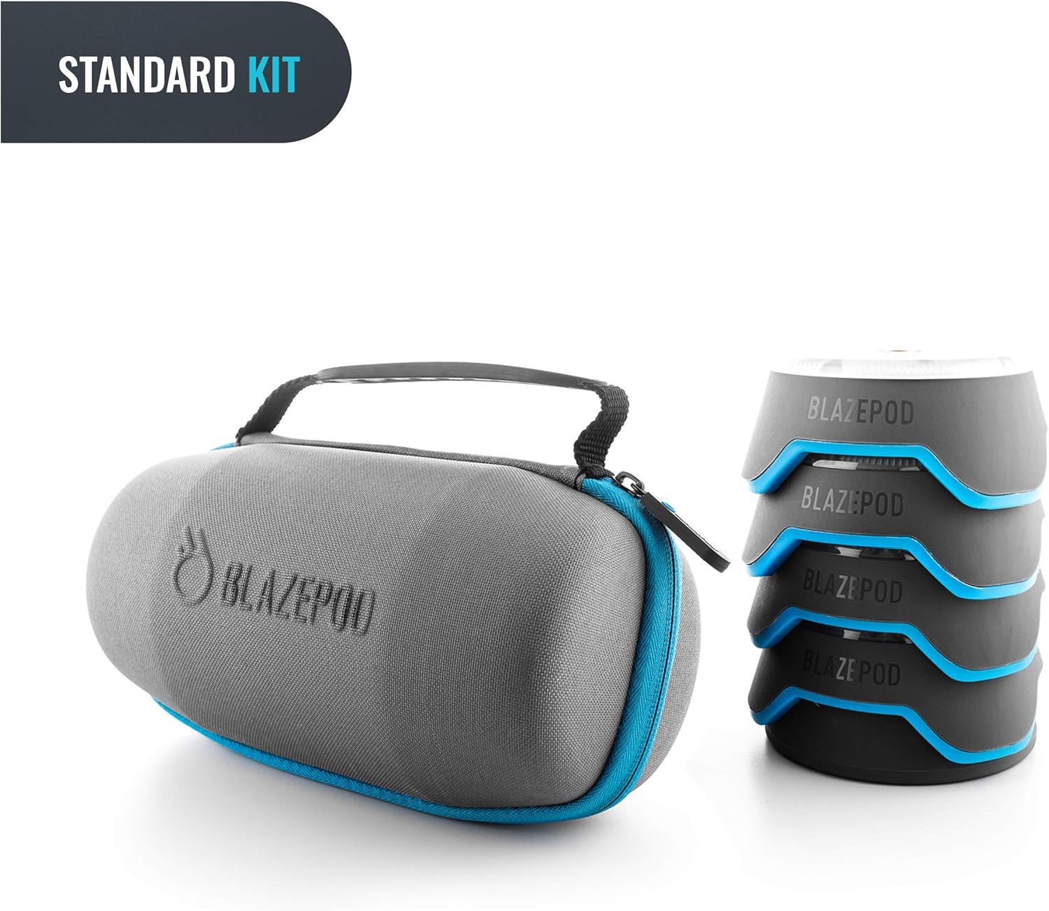 BlazePod Flash Reflex Lights and Reaction Training System, Challenging Activities to Improve Speed and Agility - for Athletes, Martial Arts, Soccer, Boxing, Basketball, Coaches and Trainer (4 Pods) : Sports & Outdoors