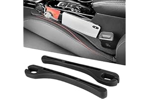 ARISMOTOR Car Side Seat Gap Filler Universal Fit Organizer for Car SUV Truck to Fill The Gap Between Seat and Console Stop Cellphones Keys Wallet Coins from Dropping, Pack of 2