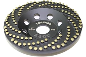 TRENION Tornado 5" Diamond Cup Grinding Removing Disc Wheel with CDB New Technology (Tornado, 5")