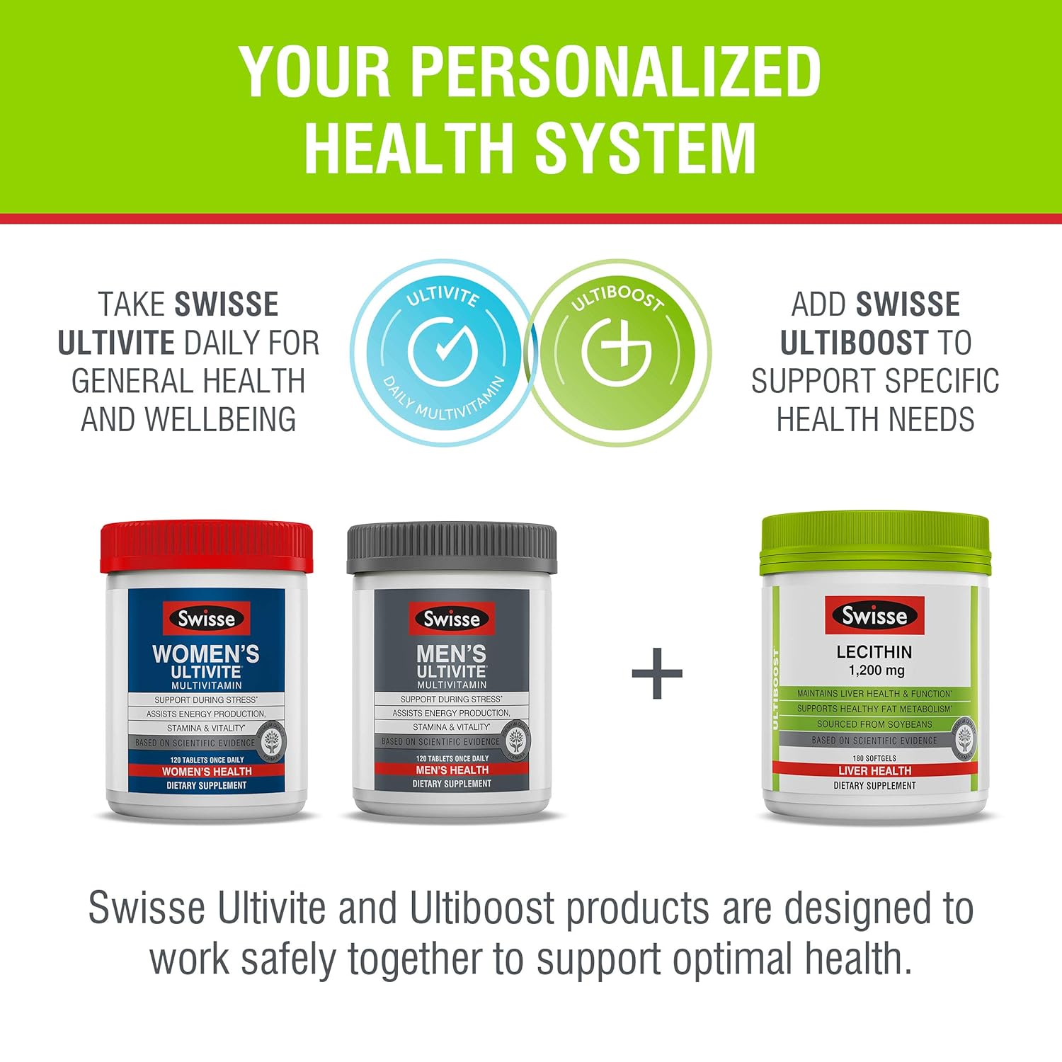 Swisse Ultiboost Lecithin Supplement Supports Liver Health, Cell